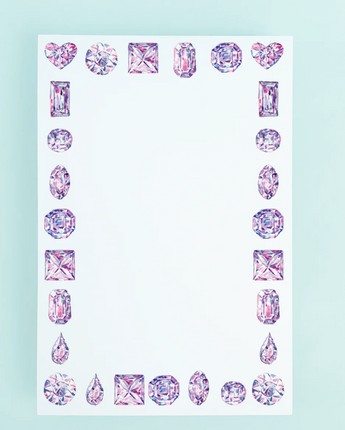 Pink Diamonds Notepad