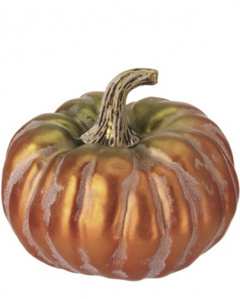 Metallic Autumn Latex Pumpkin 6"