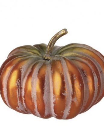 Metallic Autumn Latex Pumpkin 9"