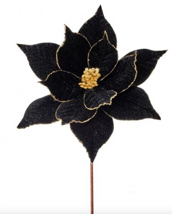 Velvet Leaf Poinsettia 22"