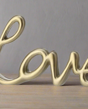 8.5" Resin "LOVE" Table Piece (Sold Separately)