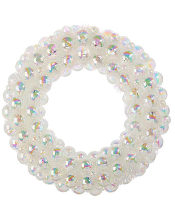 24" Iridescent Ball Ornament Wreath