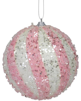 Swirl Glitter Ball 4.75"