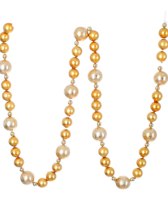 Golden Jewel Ball Garland 5'