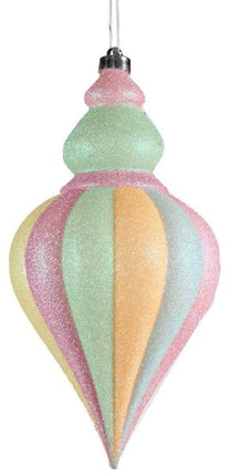 Wide Stripe Finial Ornament 12"