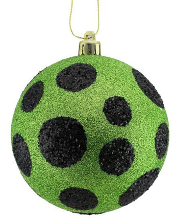 100mm Glitter Polka Dot Ball