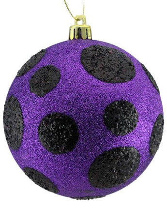 100mm Glitter Polka Dot Ball