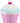 Cupcake Ornament 5.5"