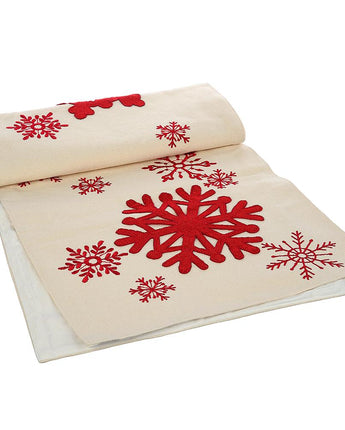 72" Snowflake Table Runner