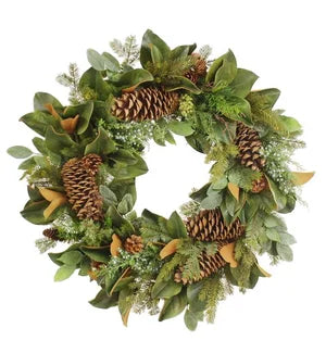 Montana Wood Wreath 32"